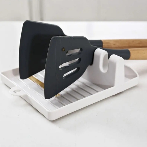 - White Utensil & Lid Holder - New - Picture 12 of 15